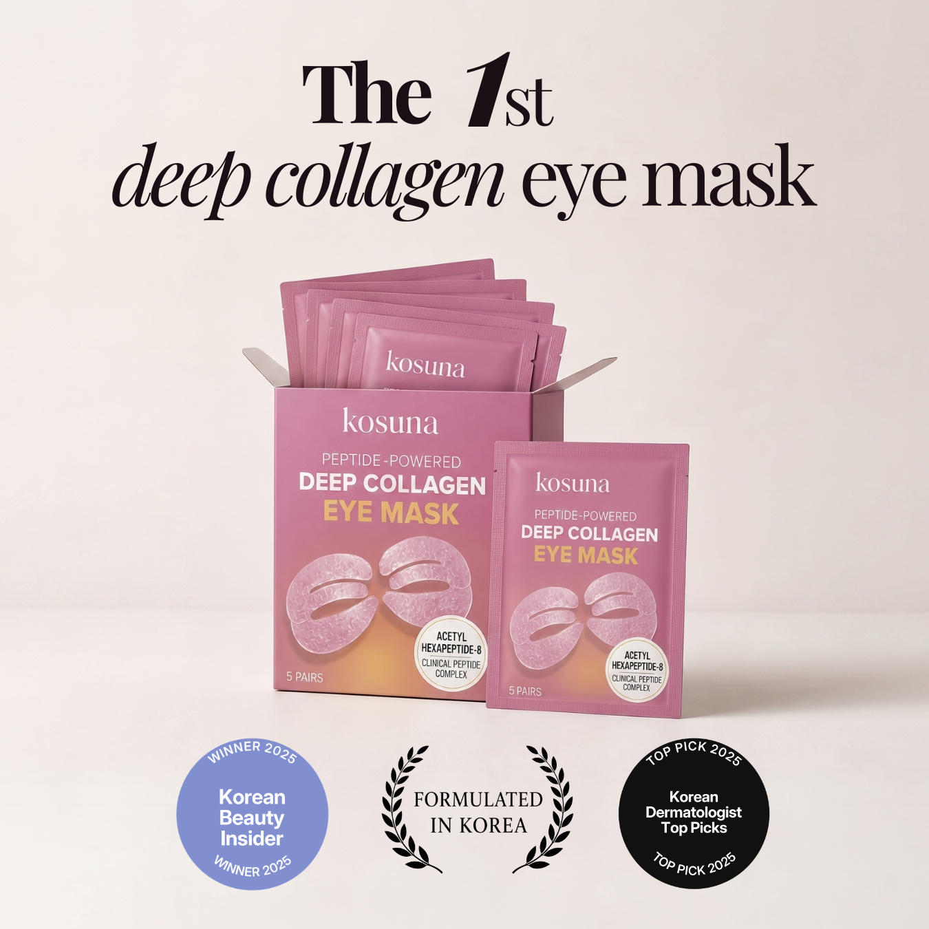 Deep Peptide & Collagen Eye Mask
